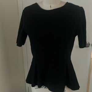 BCBGMaxazria 3/4 sleeve cotton blouse